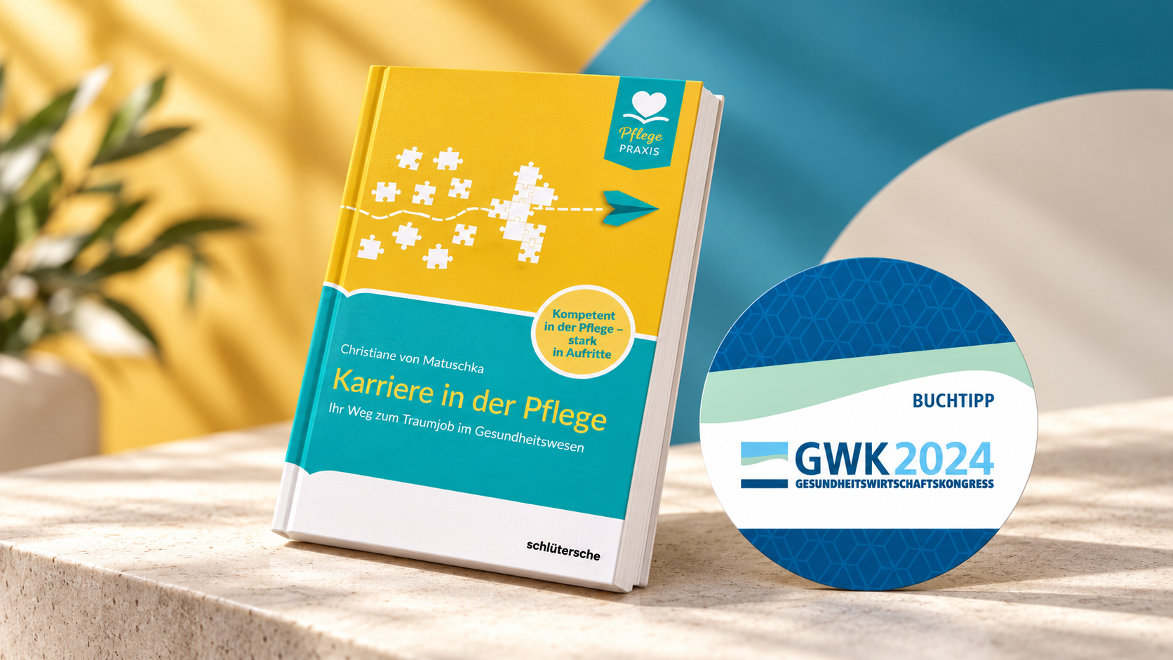 Karriere in der Pflege von Christiane von Matuschka, Buchtipp des Gesundheitswirtschaftskongresses 2024